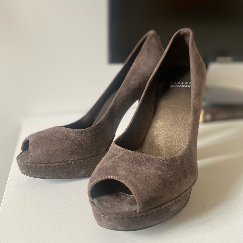 NWT & Box Stuart Weitzman Platform Heels - Picture 8 of 8